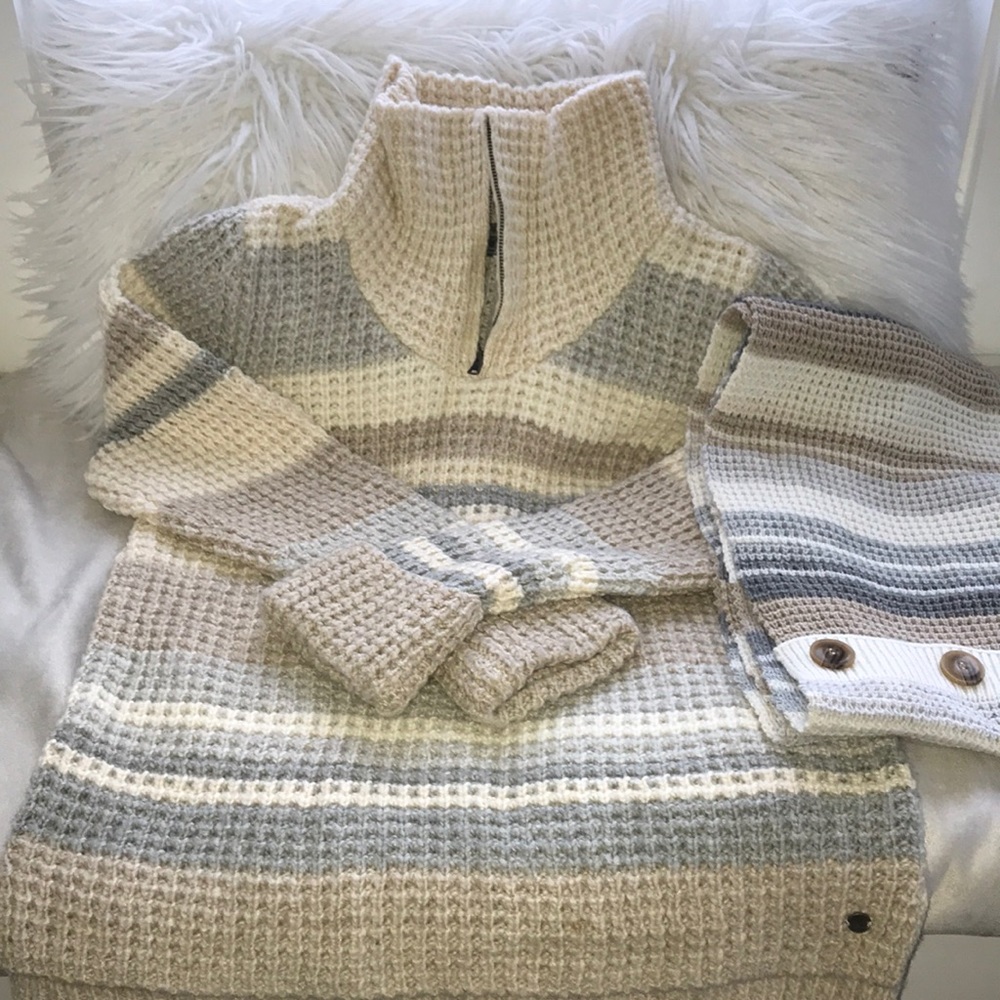 Thick yarn tunic